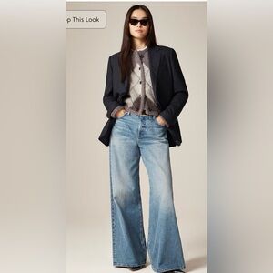 J. Crew Argyle Button Down Sweater